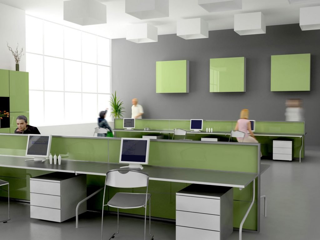 office theme green