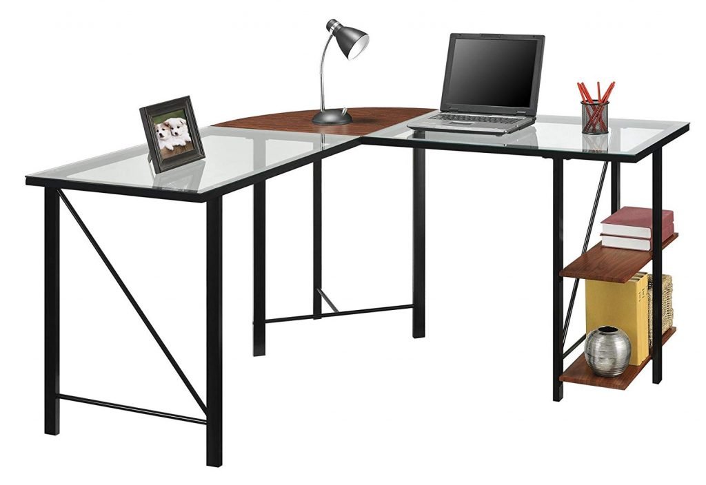 ameriwood cruz l shaped office desk