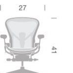 size c of the herman miller aeron chair