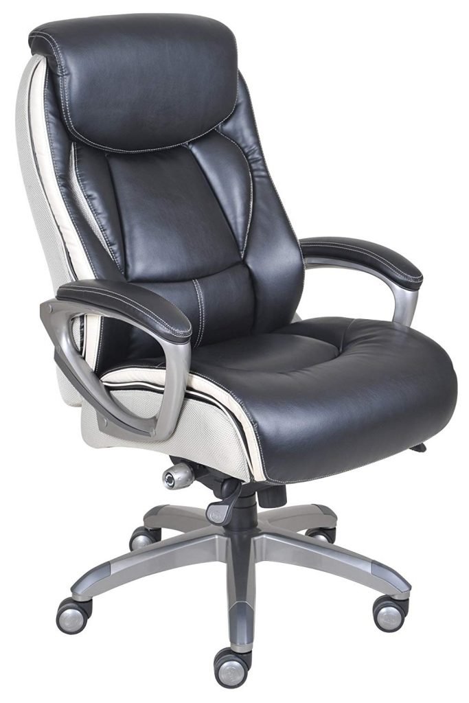 serta air executive leather chair