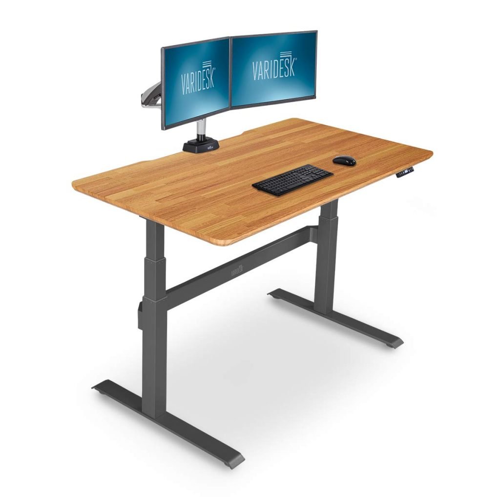 varidesk prodesk 60" electric standing desk