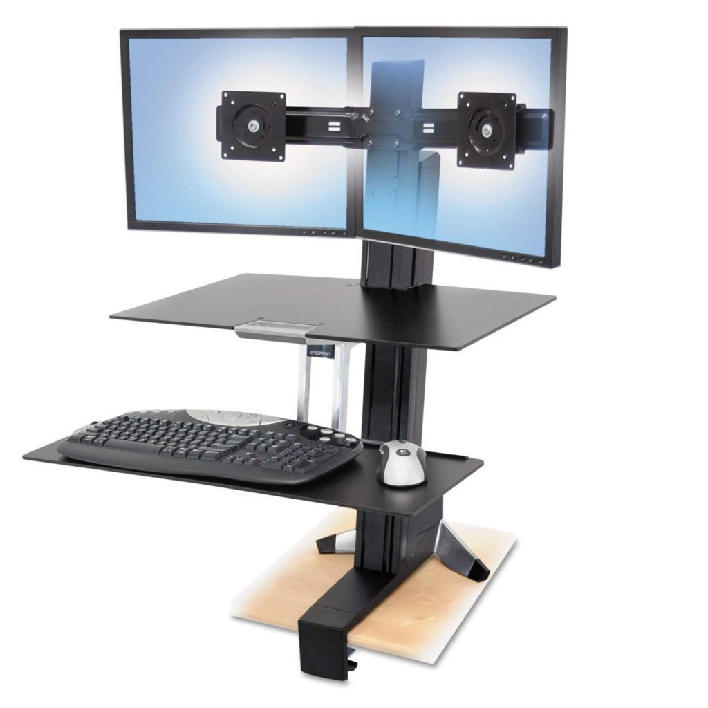ergotrom workfit s standing desk converter