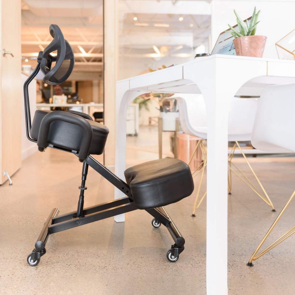 office kneeling chair with backsupport