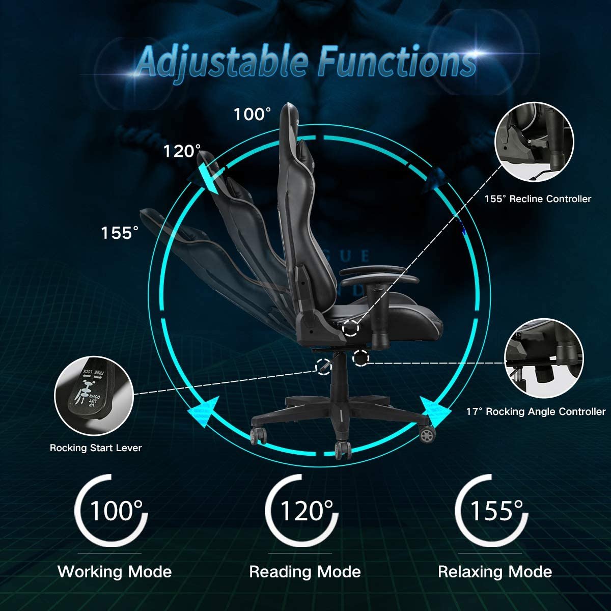 hbada product details reclining chair