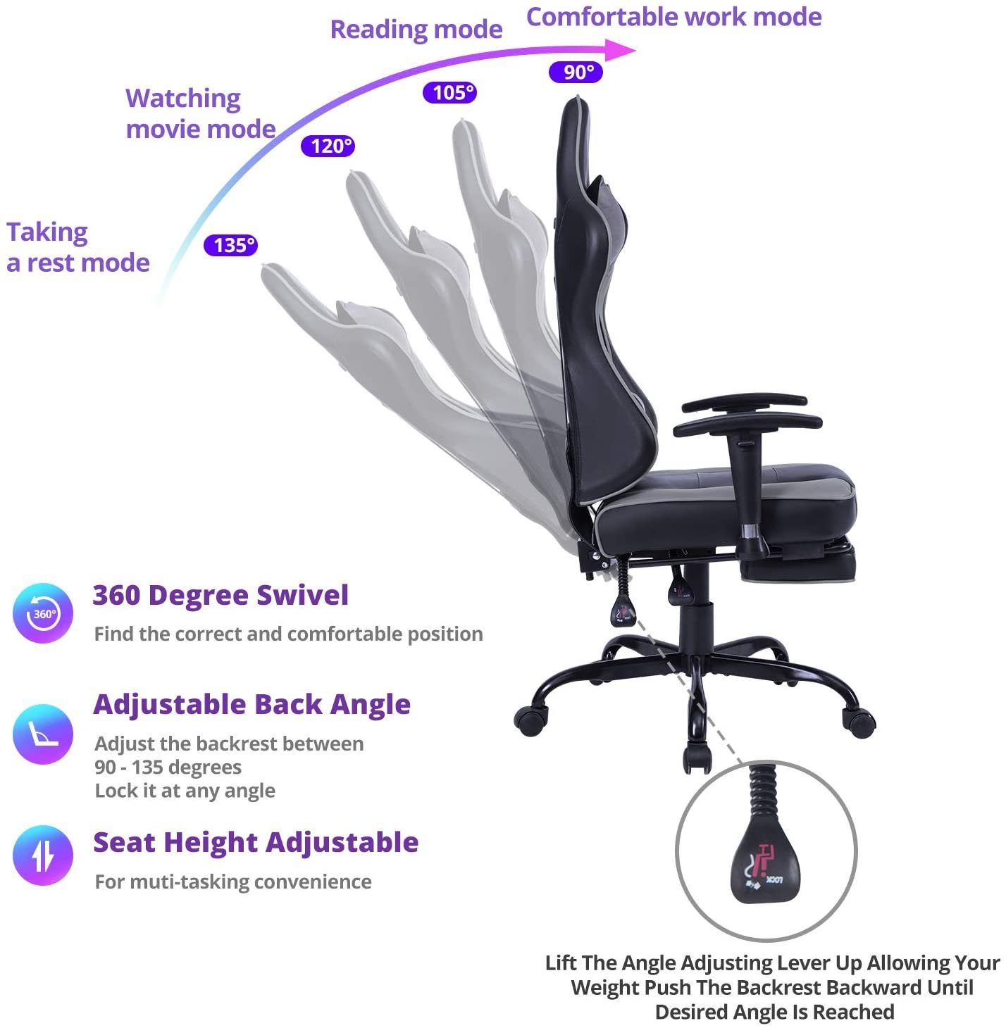 von racer reclining chair product details