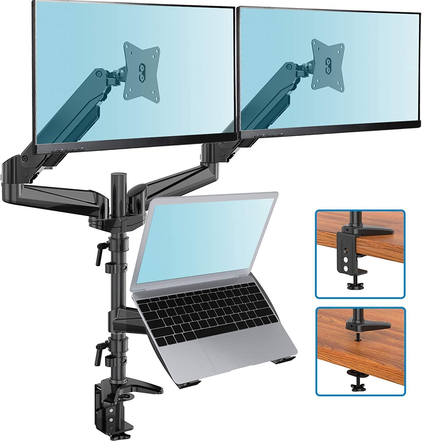 huanuo monitor arms with laptop stand