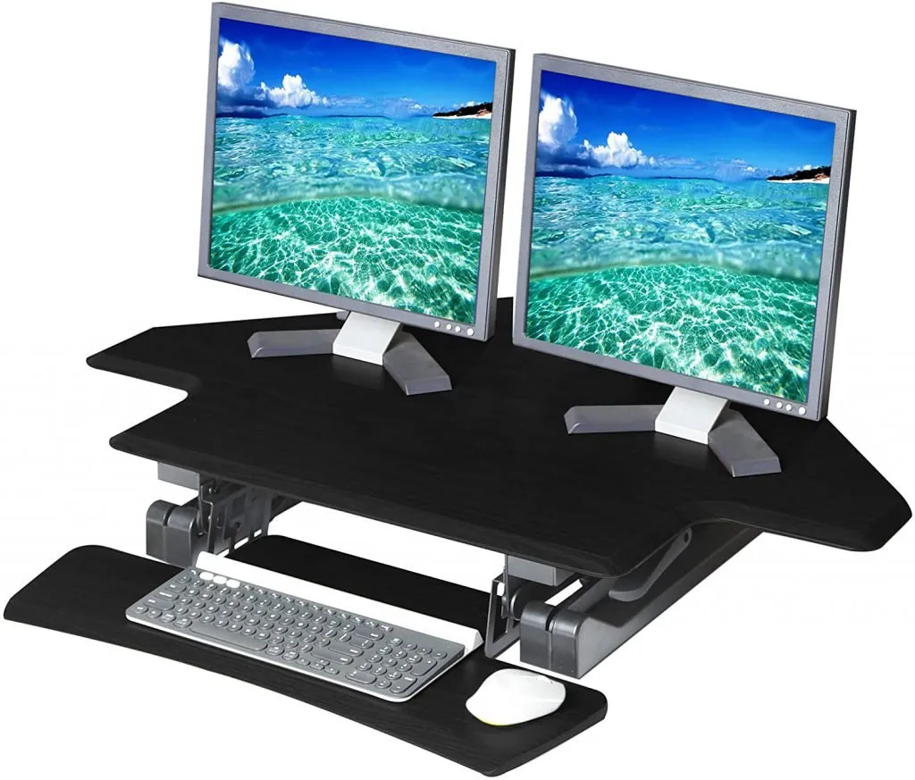 seville classics airlift standing desk converter under $200