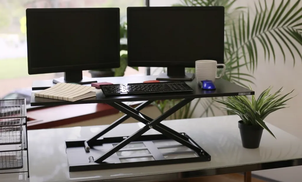 stand steady standing desk converter under $200