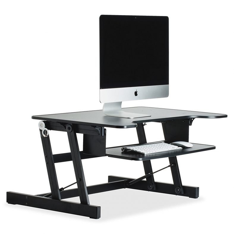 Lorell Sit Stand Monitor Riser Desk Converter Review