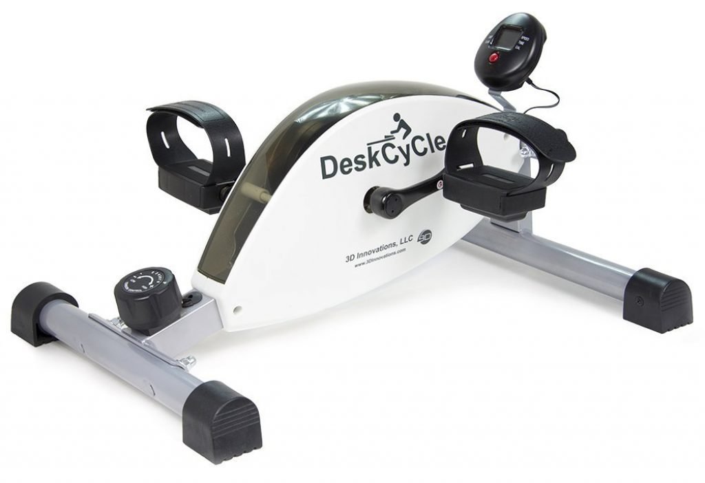 deskcycle under table desk bike exercise burn calories