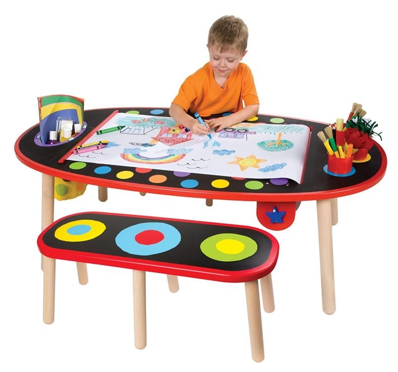 Best Kids Easel And Art Desks Complete Buyer S Guide Desk Advisor   Kids Easel Art Desk 3 788x738 