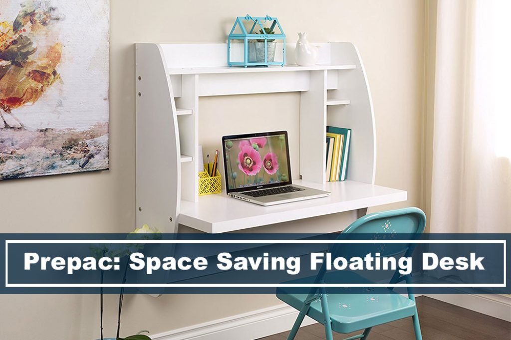 Prepac space saving floating desk