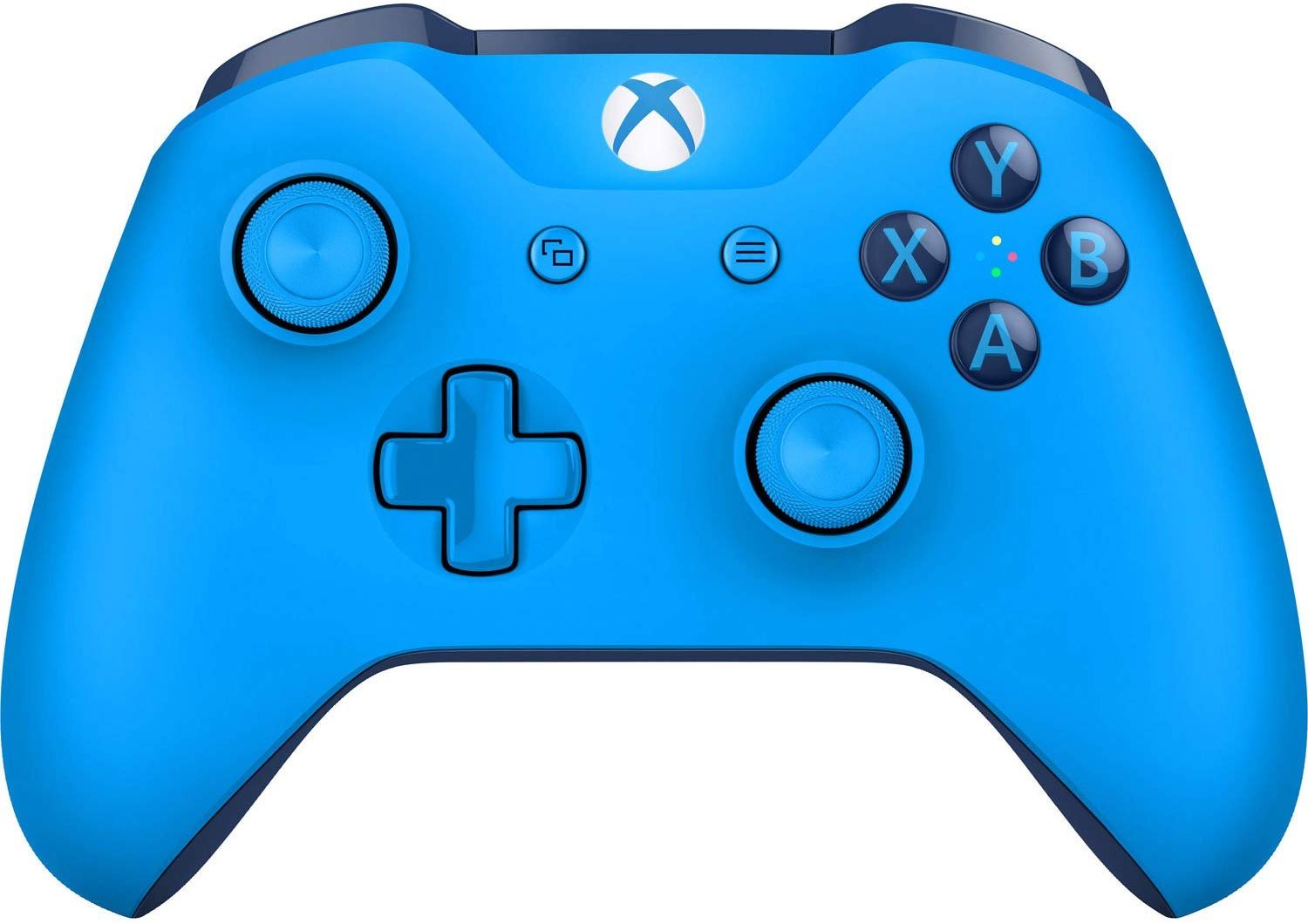 Blue Microsoft Xbox Wireless Controller Front View