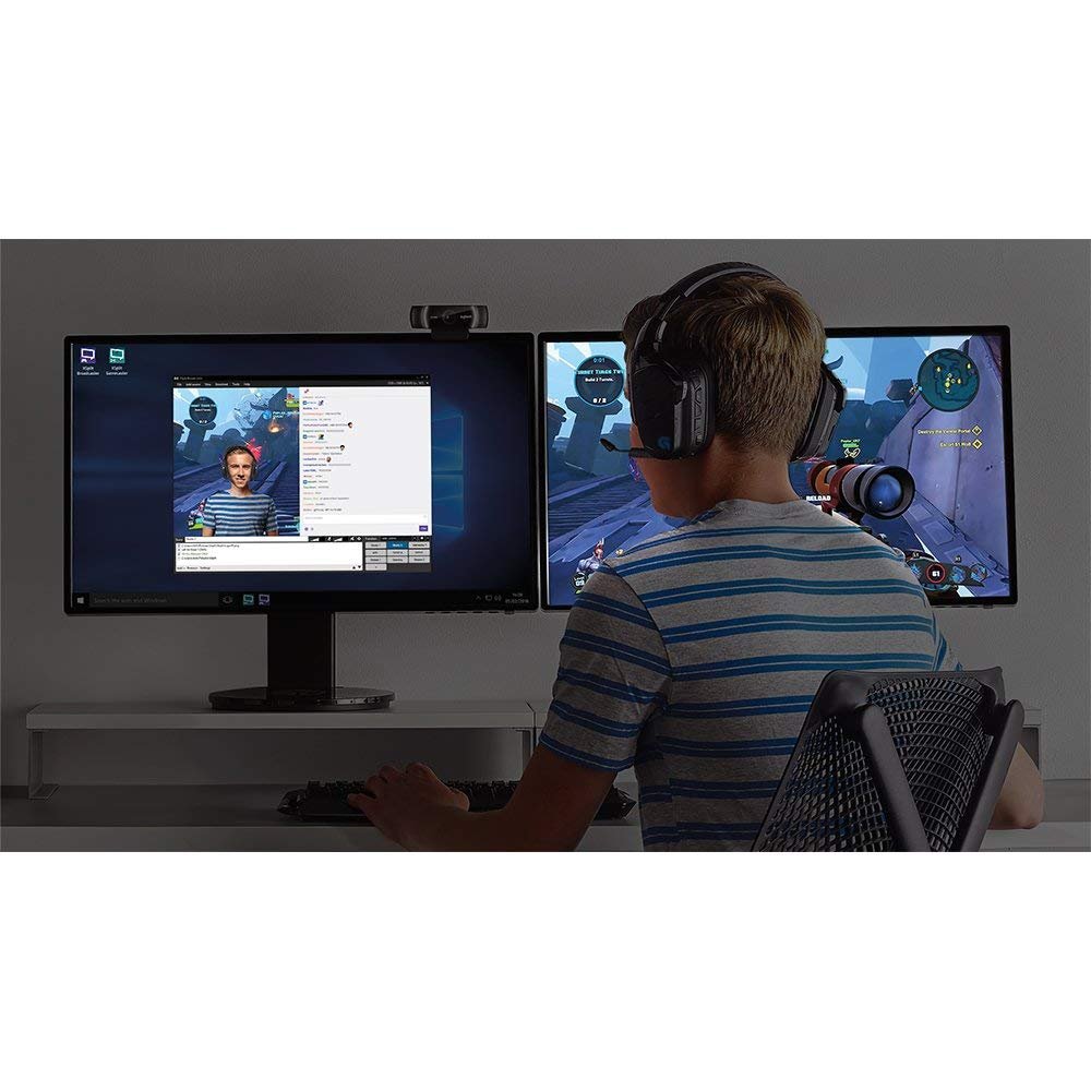 Gaming Webcam Logitech_C920 C922x Pro Stream Kid Playing PC Games