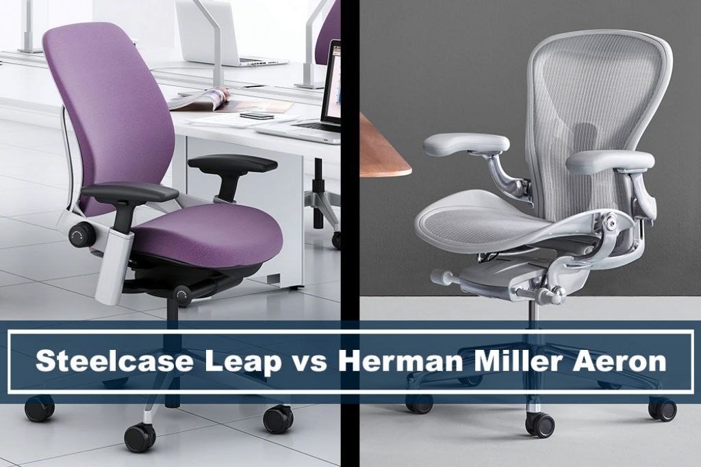 comparing steelcase leap vs herman miller aeron office chair