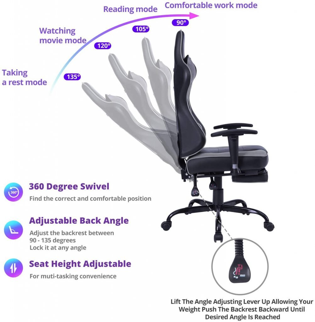 Von Racer Rocking Chair 10 Best Recliner Office Chairs for Comfortable Work Environment