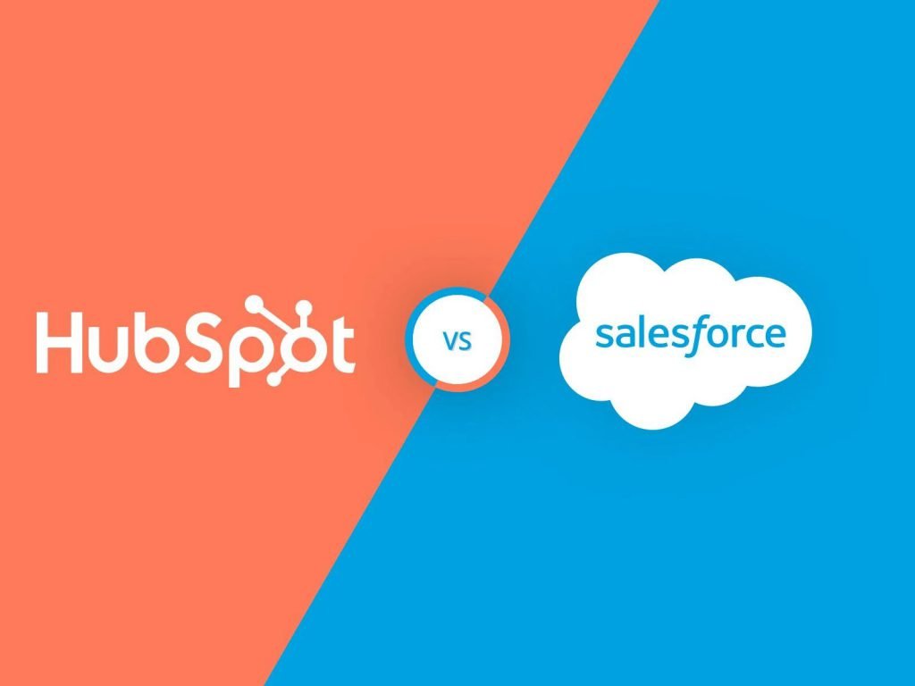 comparison featured image hubspot vs salesforce