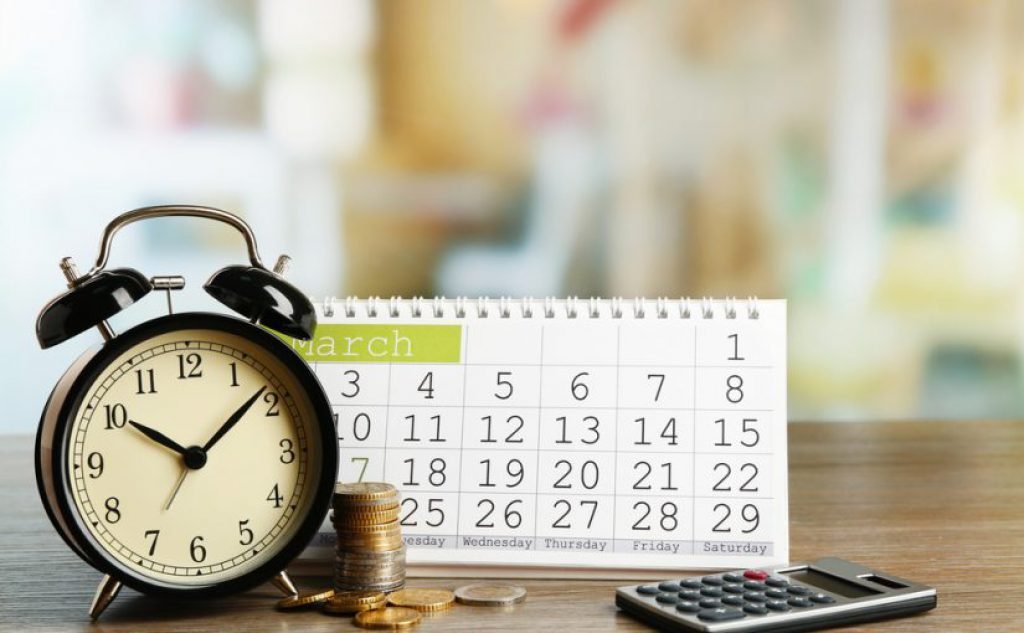 clock and calendar to help time track productivity apps